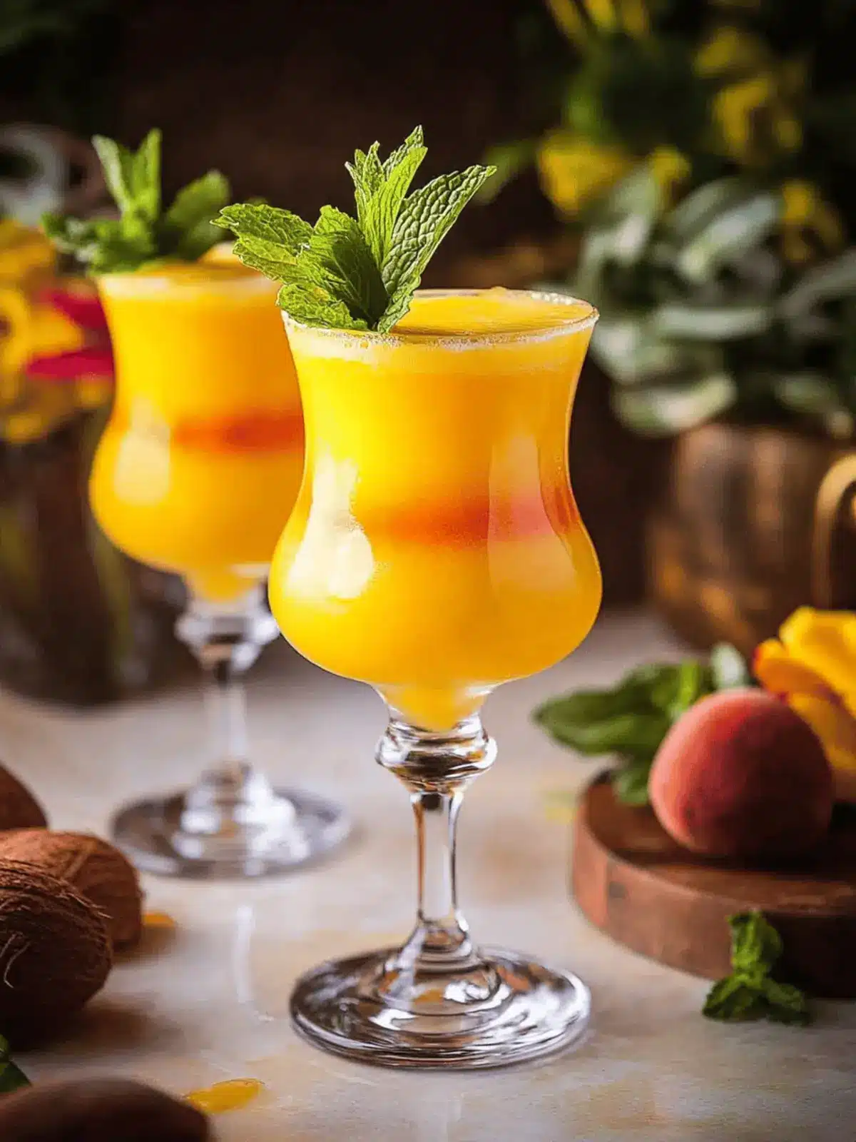 Mango Coconut Mint Daiquiri