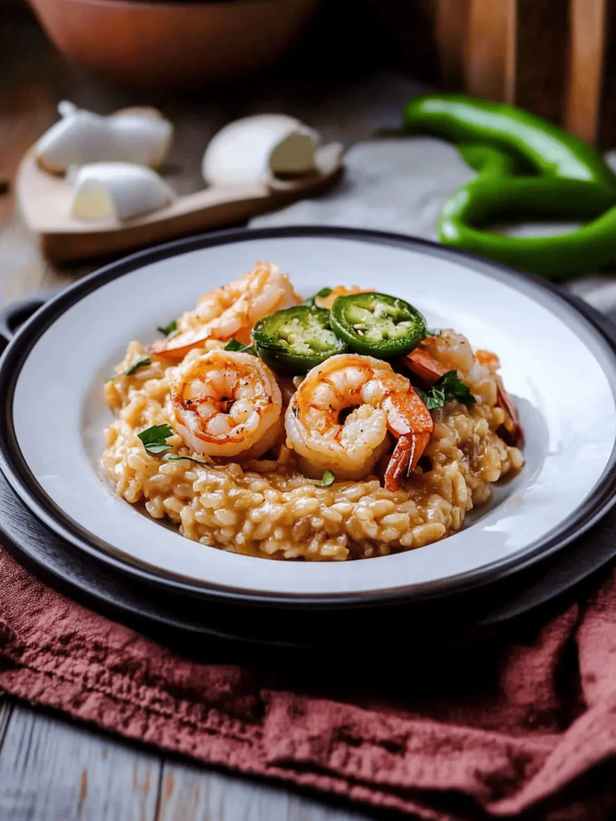 Southwestern Shrimp and Jalapeño Risotto