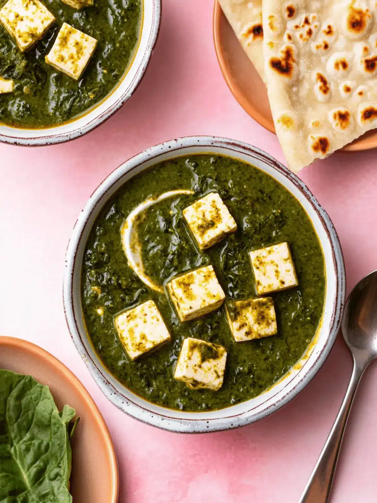 Palak Tofu (Indian Tofu Spinach Curry)