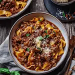 Red Wine Slow Braised Italian Beef Ragù