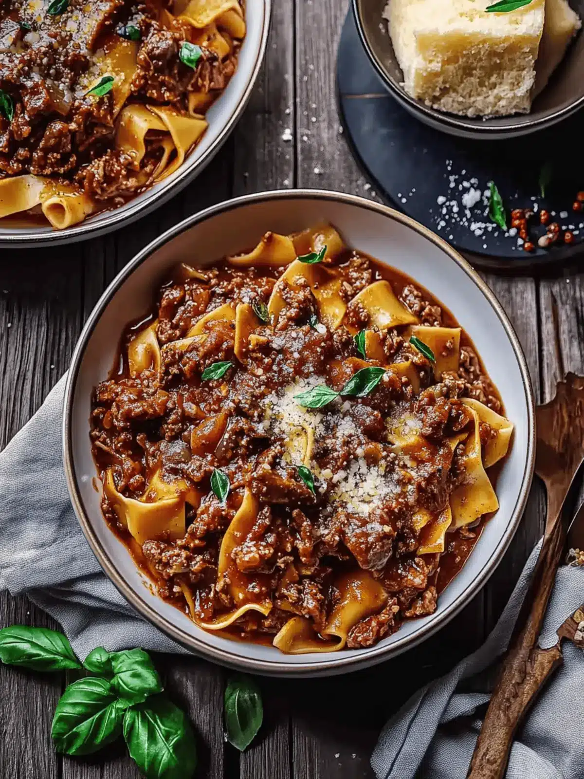 Red Wine Slow Braised Italian Beef Ragù