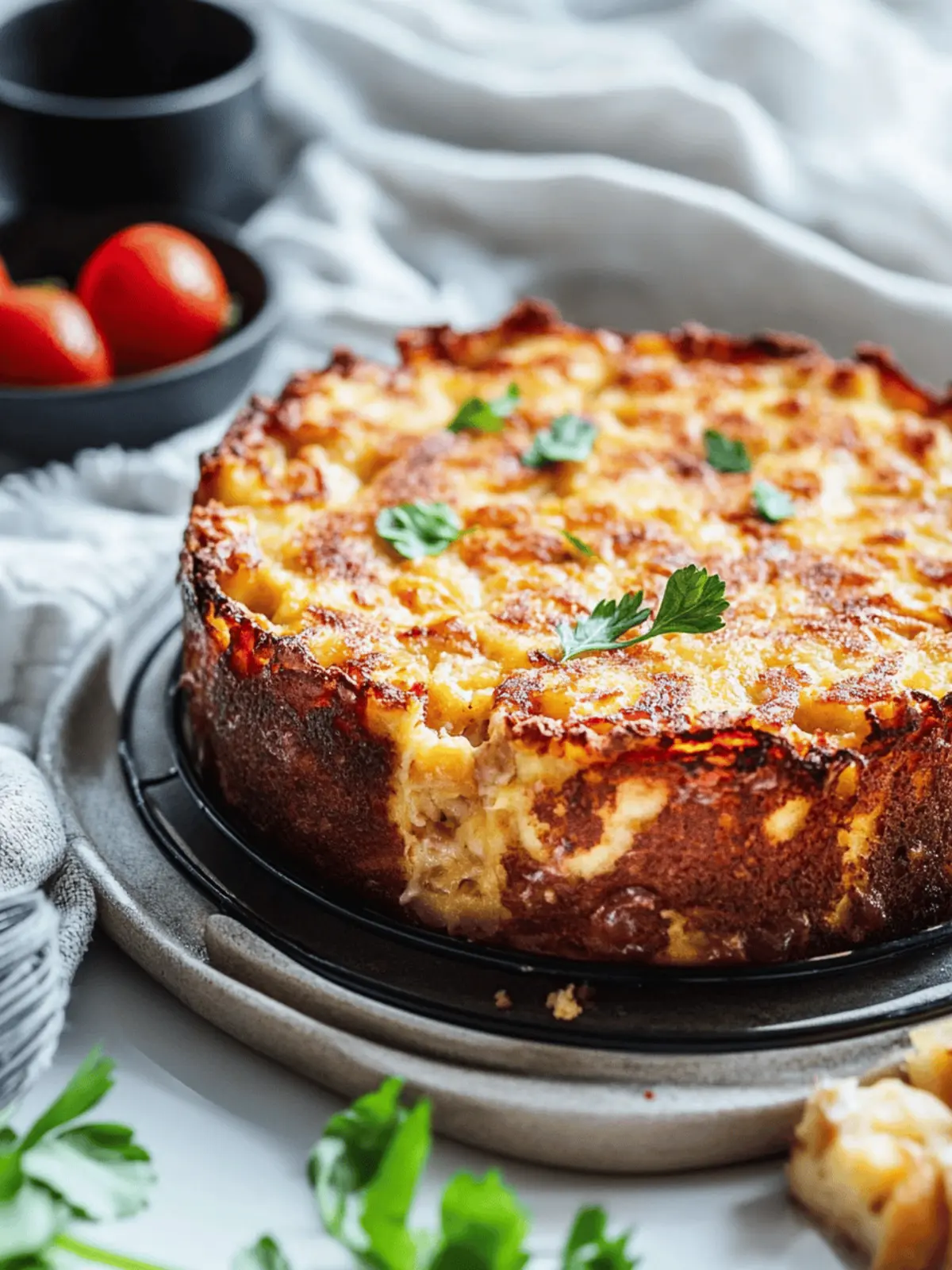 Savoury Baked French Toast