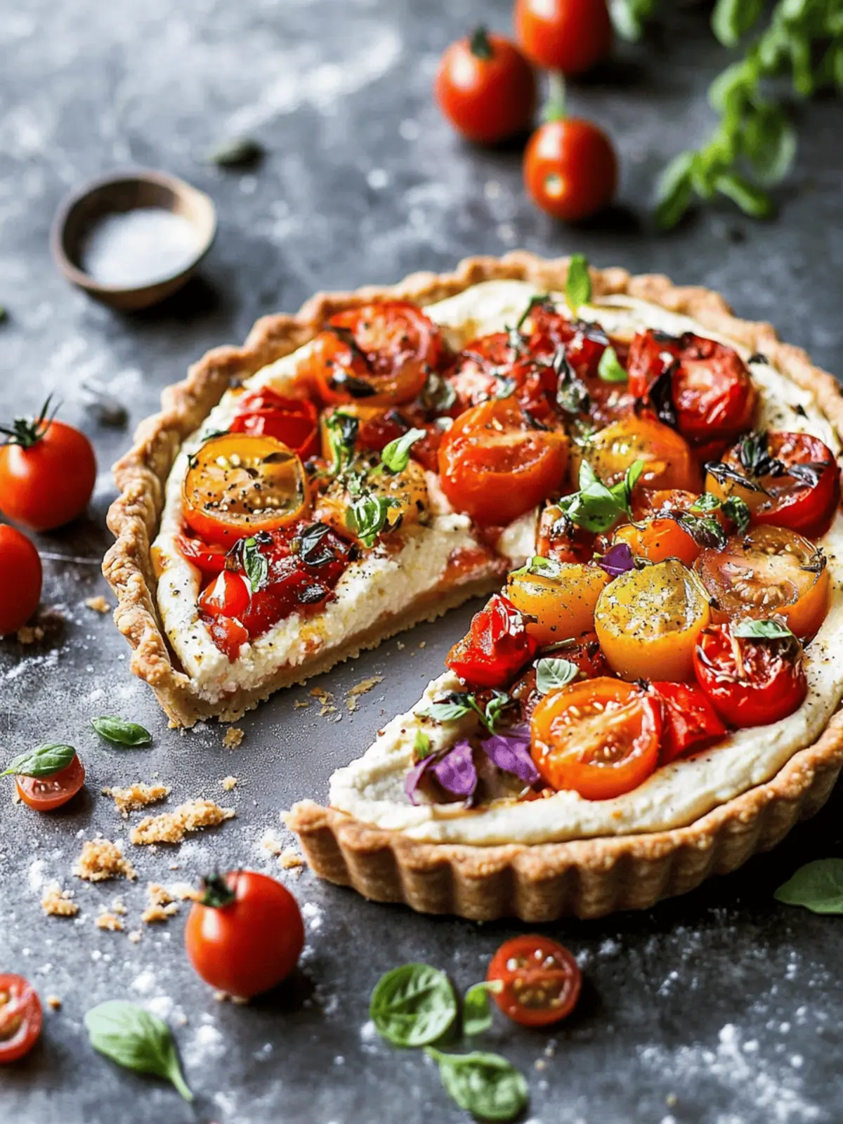 Tomato Ricotta Tart
