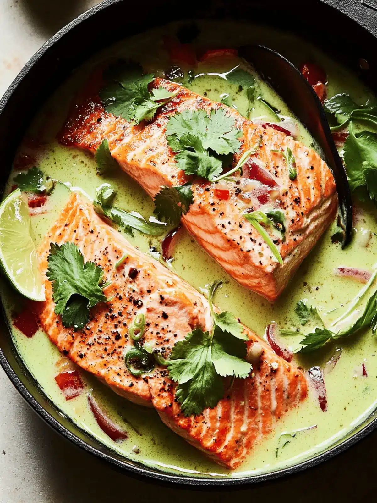 Green Curry Salmon