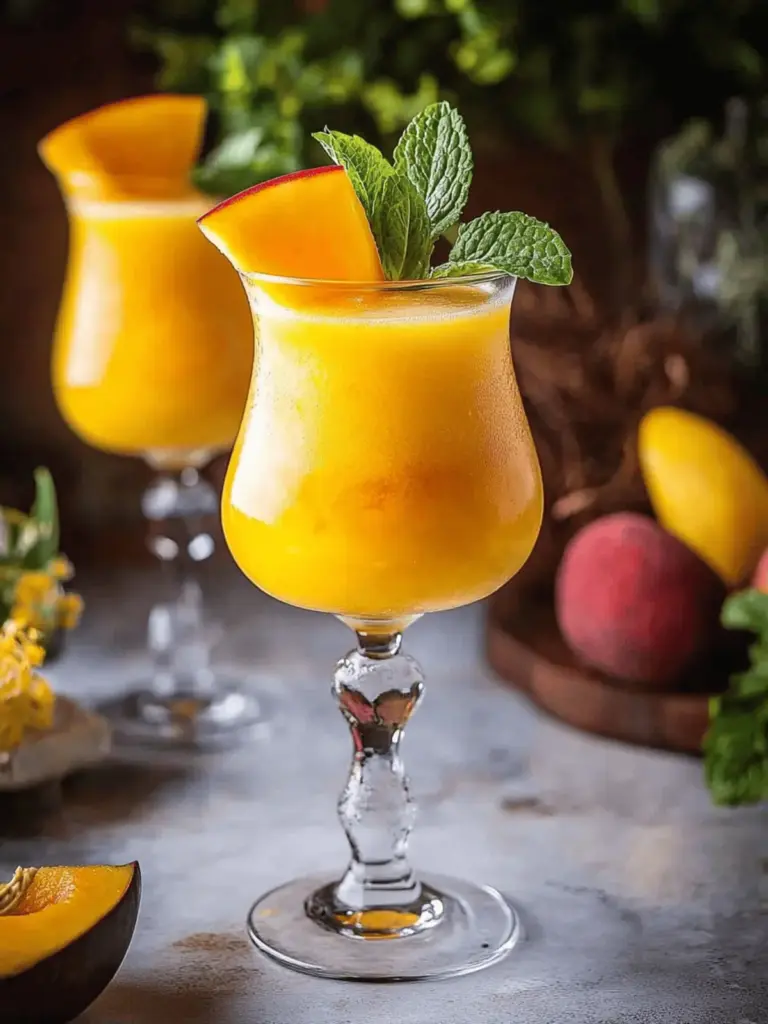 Mango Coconut Mint Daiquiri
