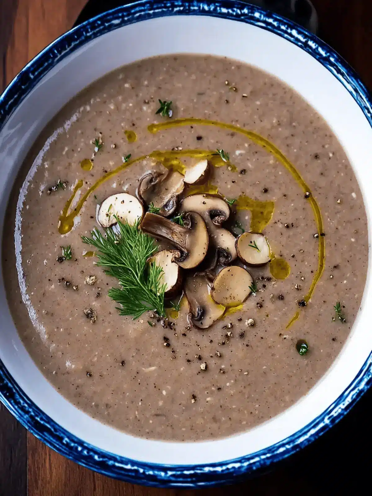 5-Ingredient Creamy Mushroom Soup