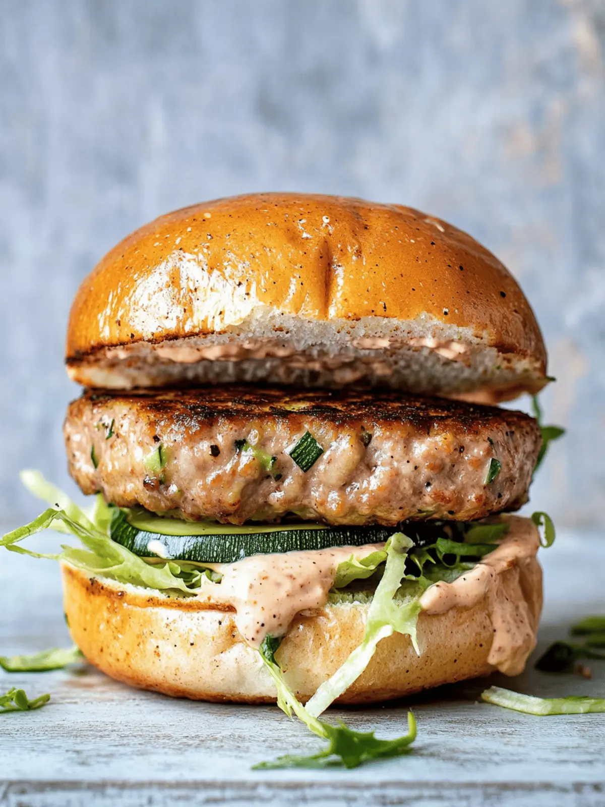 Turkey Zucchini Burgers