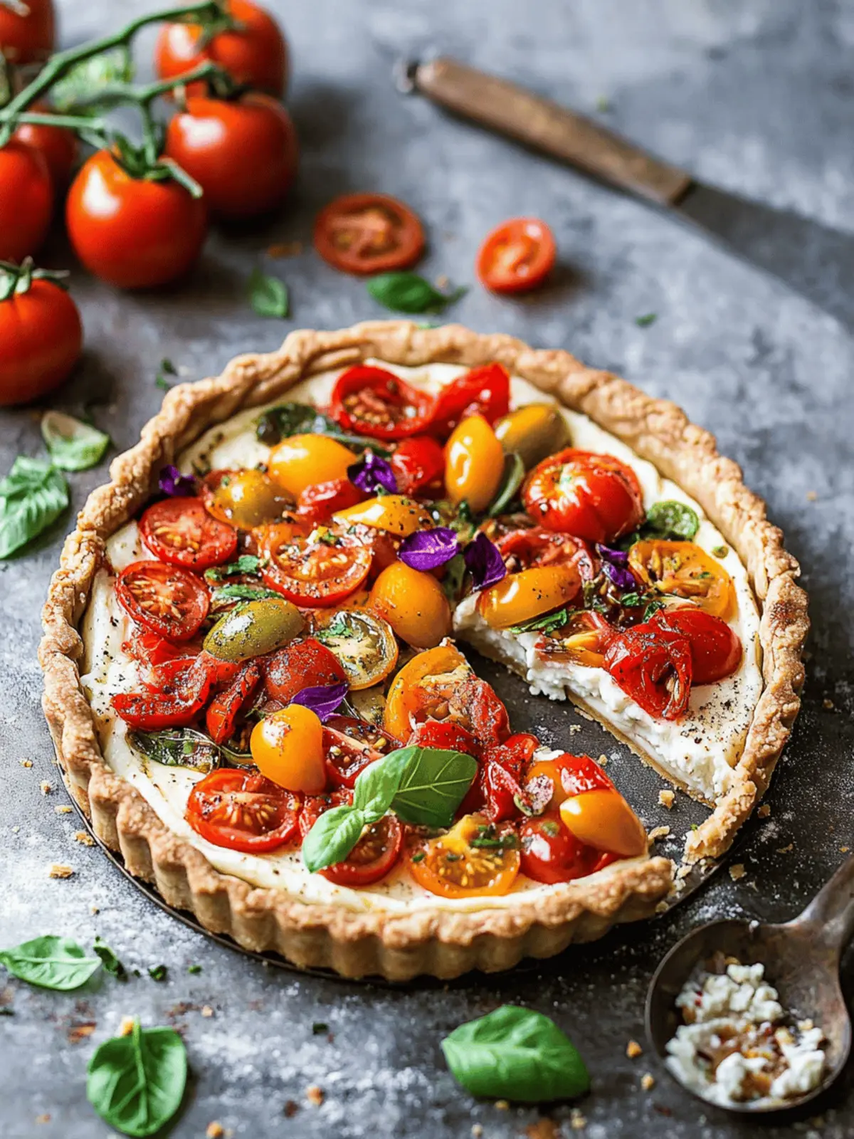 Tomato Ricotta Tart
