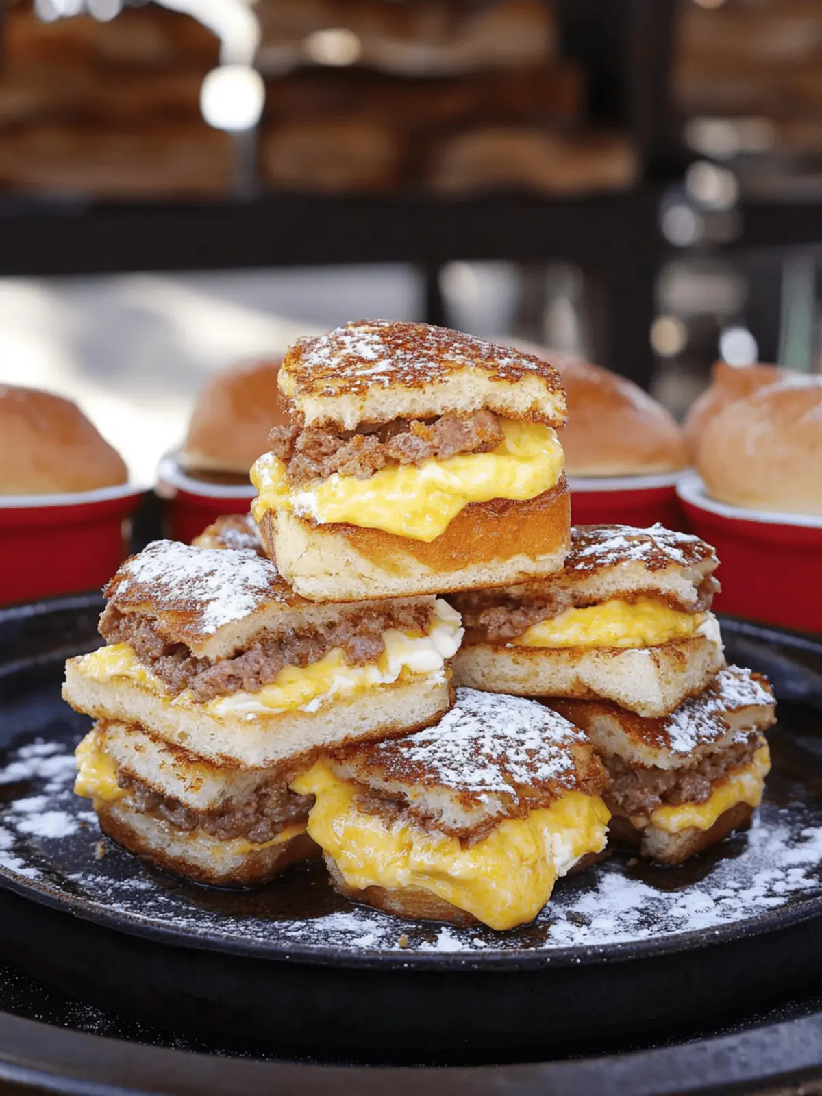 French Toast Breakfast Sliders