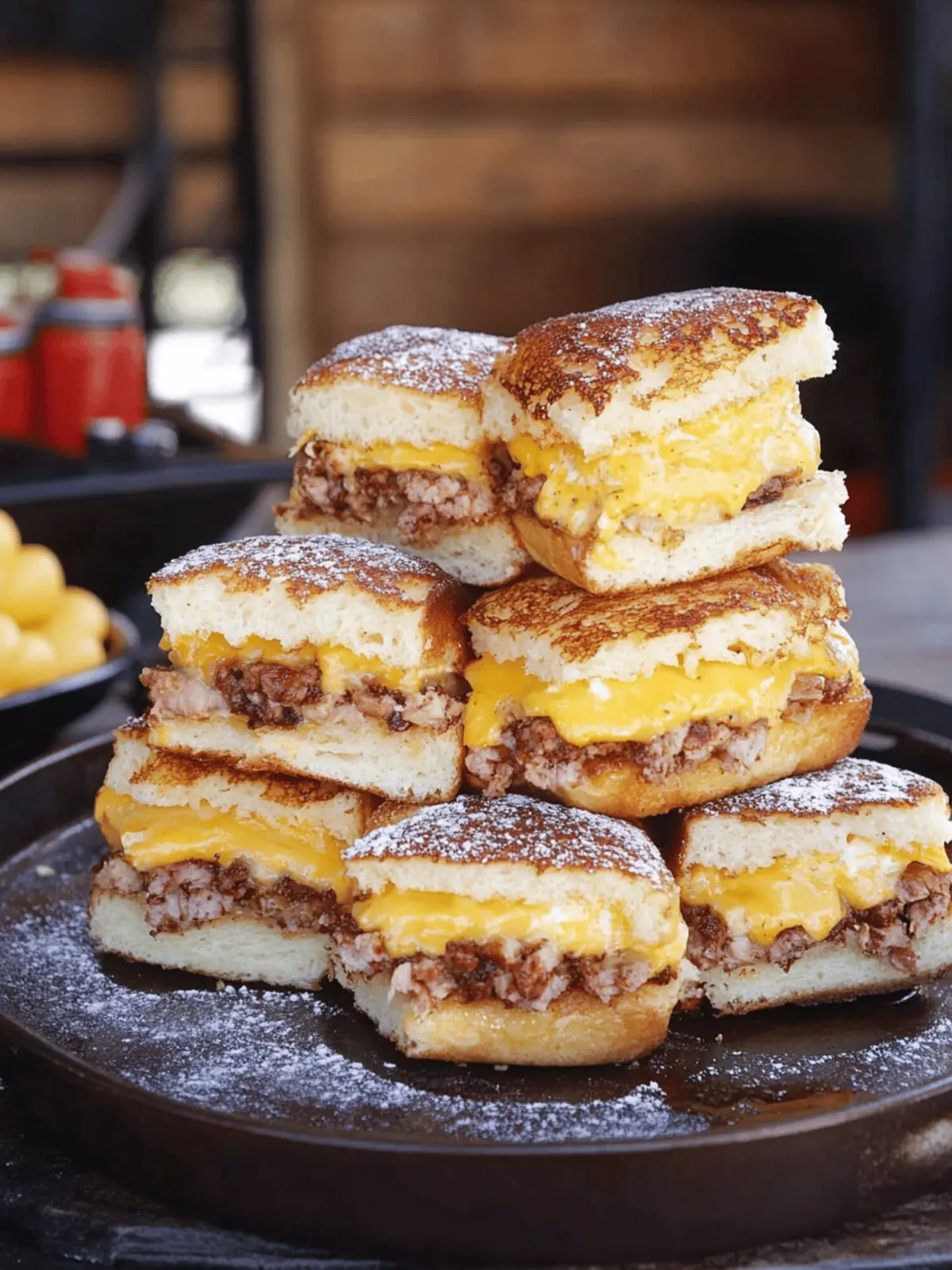 French Toast Breakfast Sliders