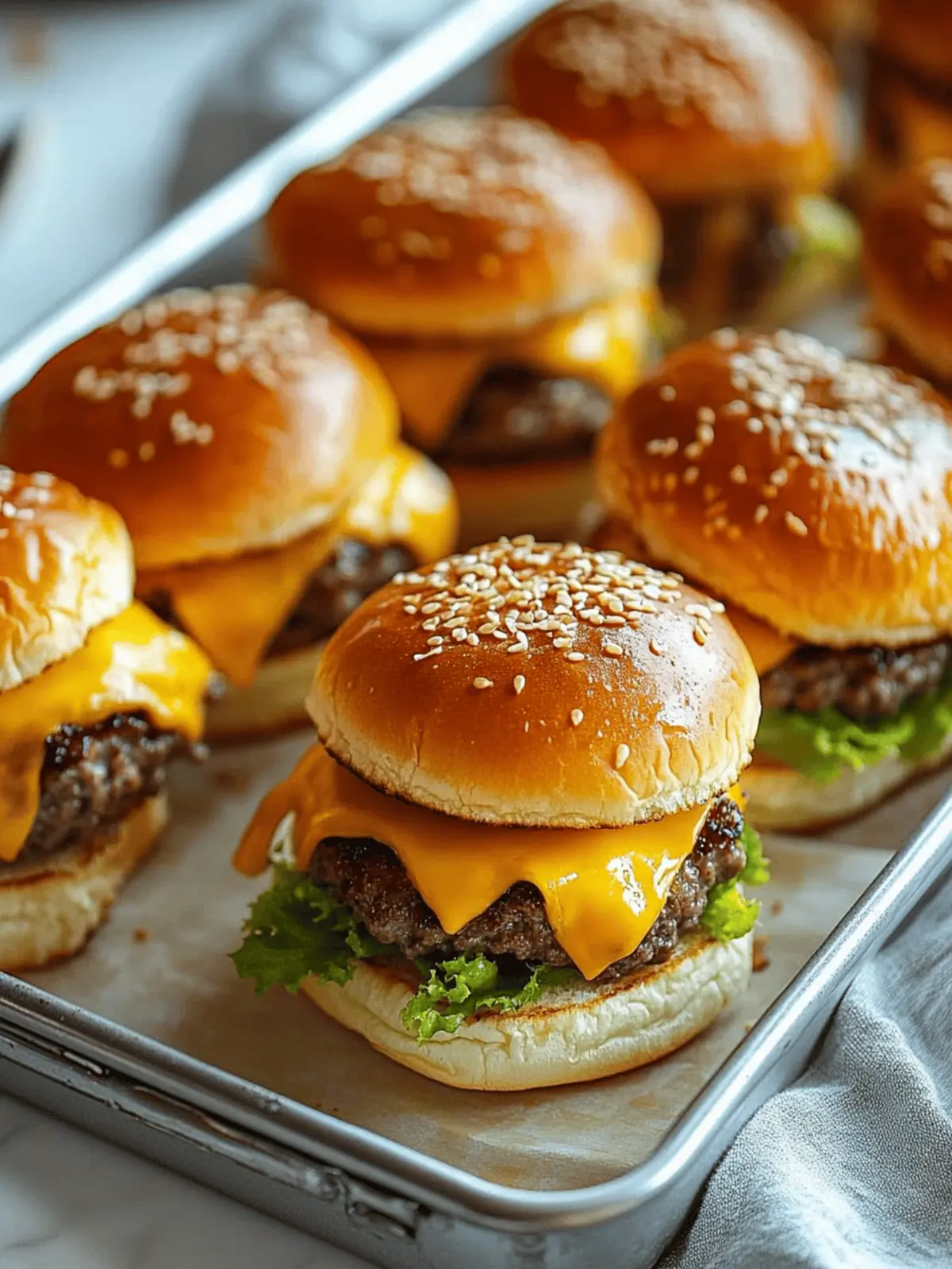 Cheeseburger Sliders