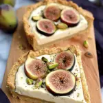 Fig Mascarpone Tart with Pistachio Black Pepper Crust