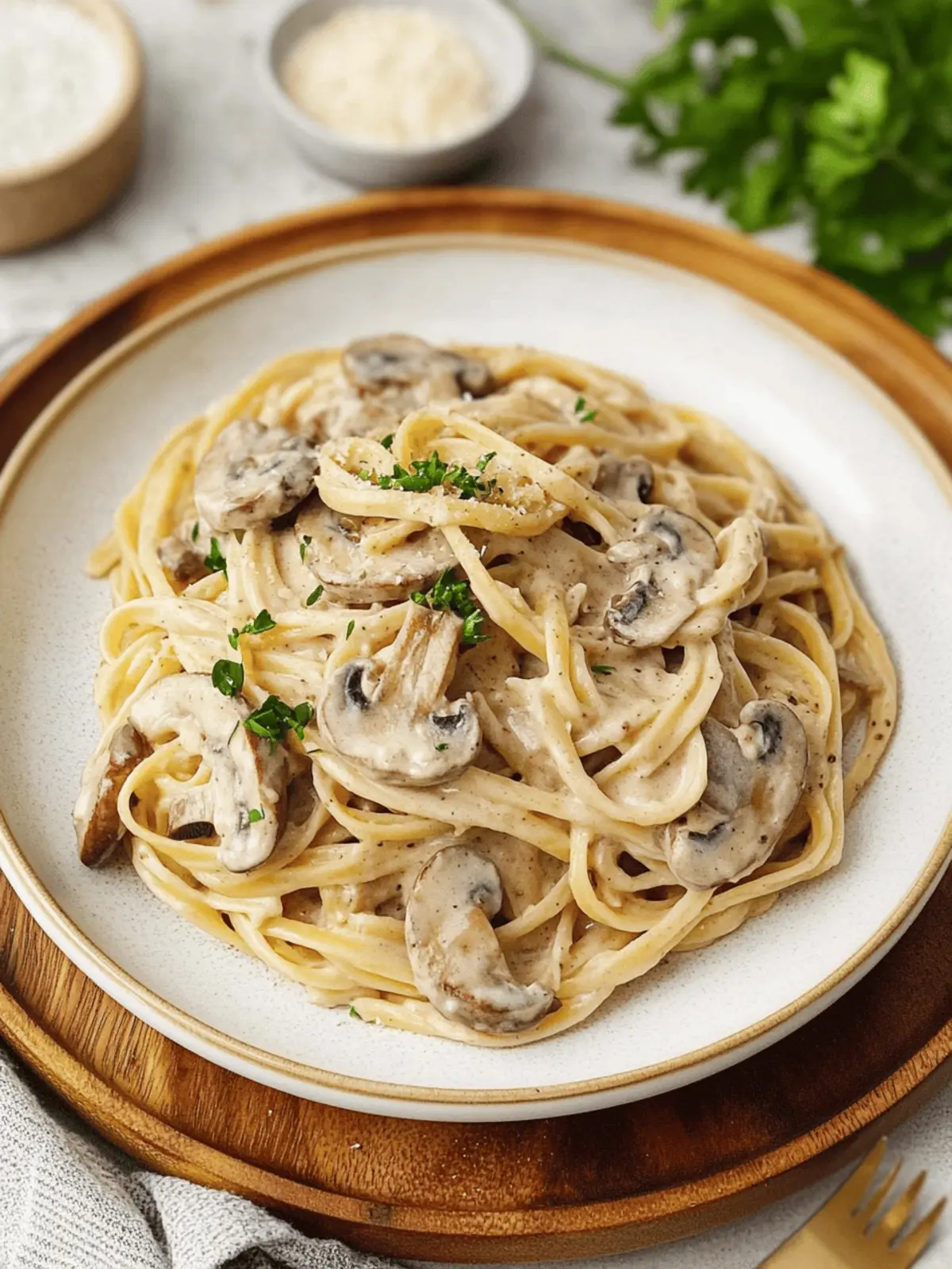 Creamy Mushroom Pasta