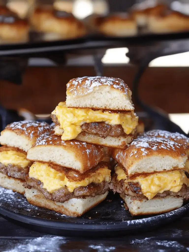 French Toast Breakfast Sliders