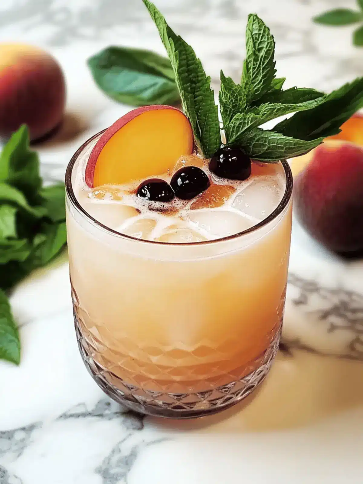 Georgia Peach Cocktail