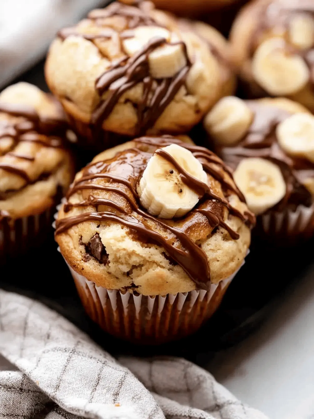 Banana Nutella Muffins