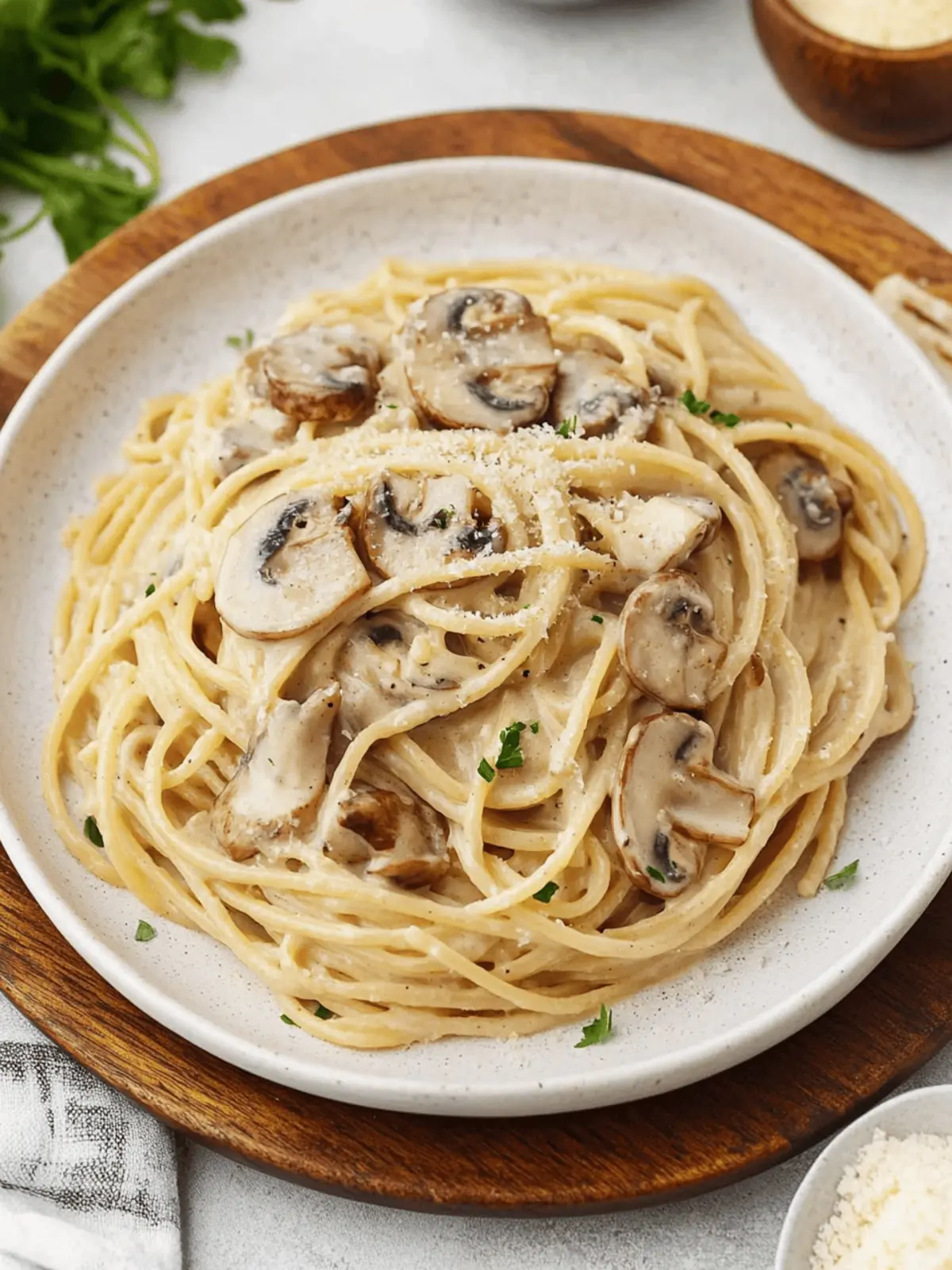 Creamy Mushroom Pasta