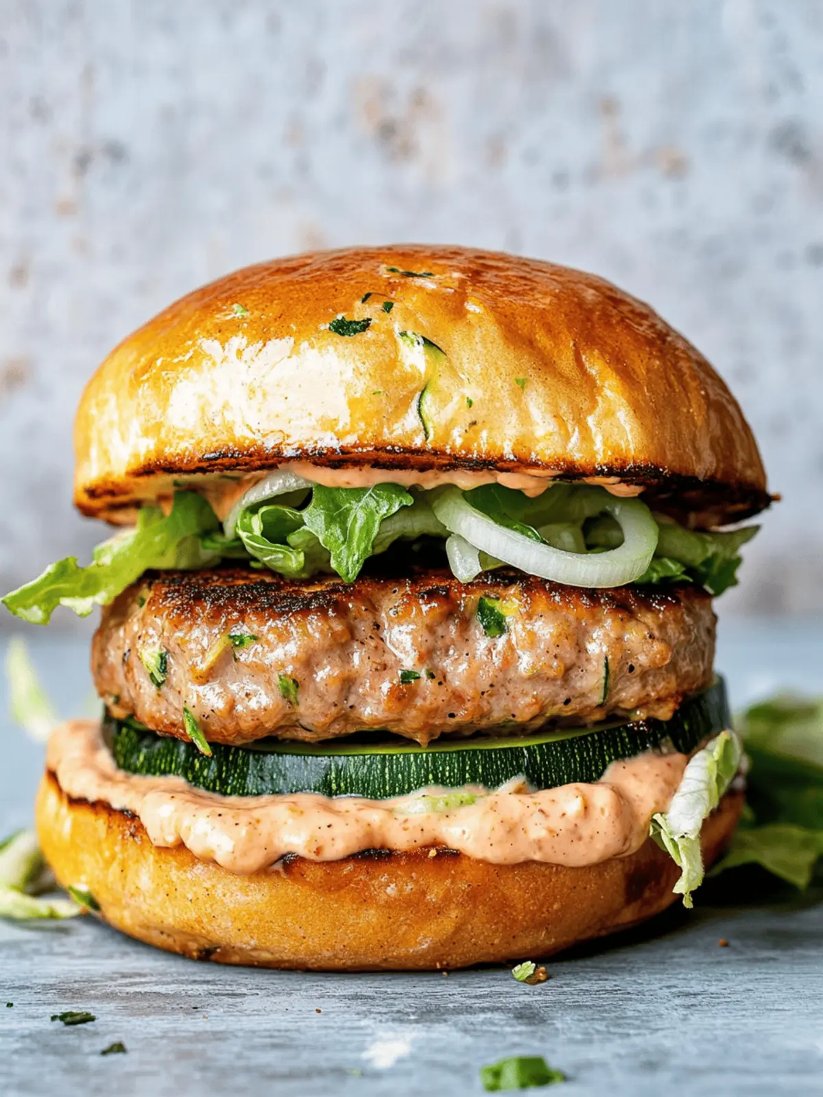 Turkey Zucchini Burgers