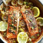 Spicy Moroccan Salmon with Pistachio Couscous