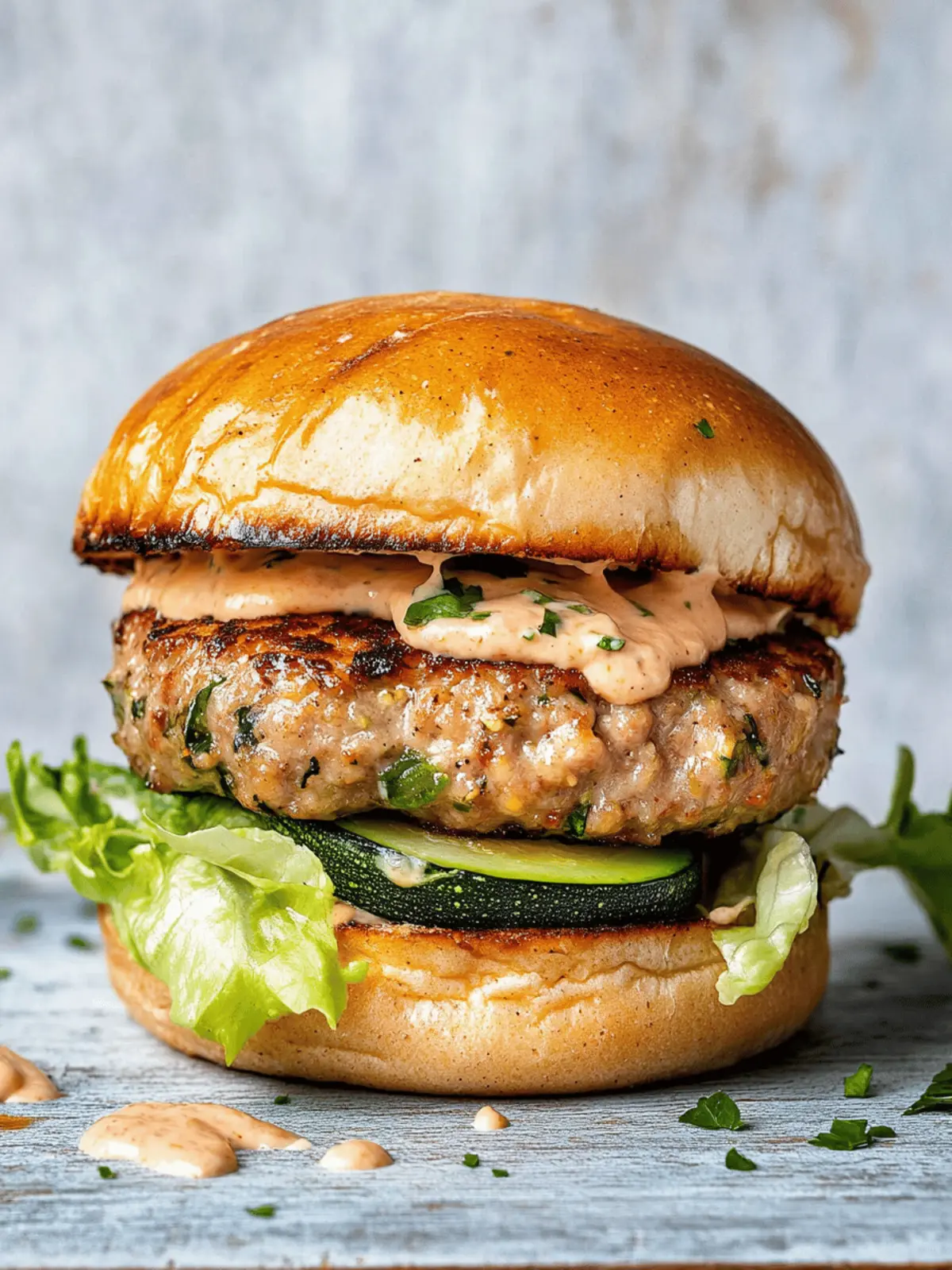 Turkey Zucchini Burgers