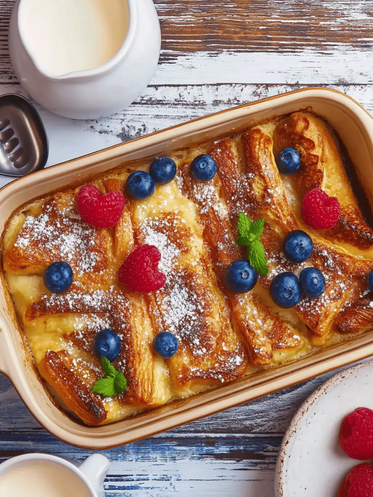 French Toast Croissant Casserole