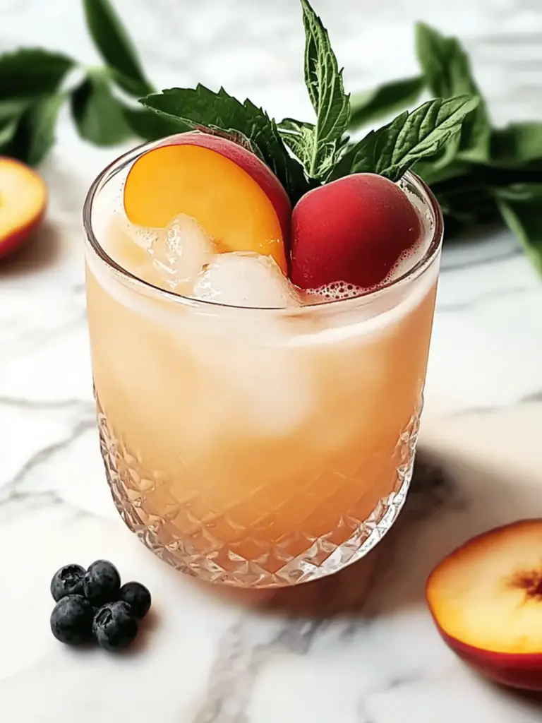 Georgia Peach Cocktail