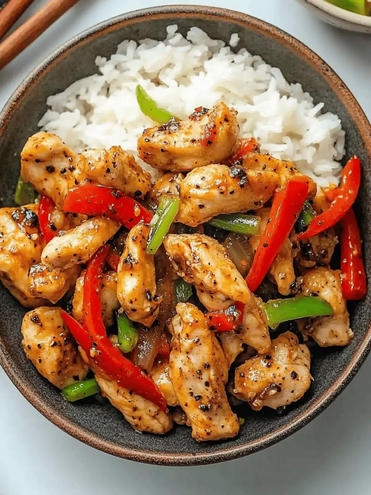 Black Pepper Chicken