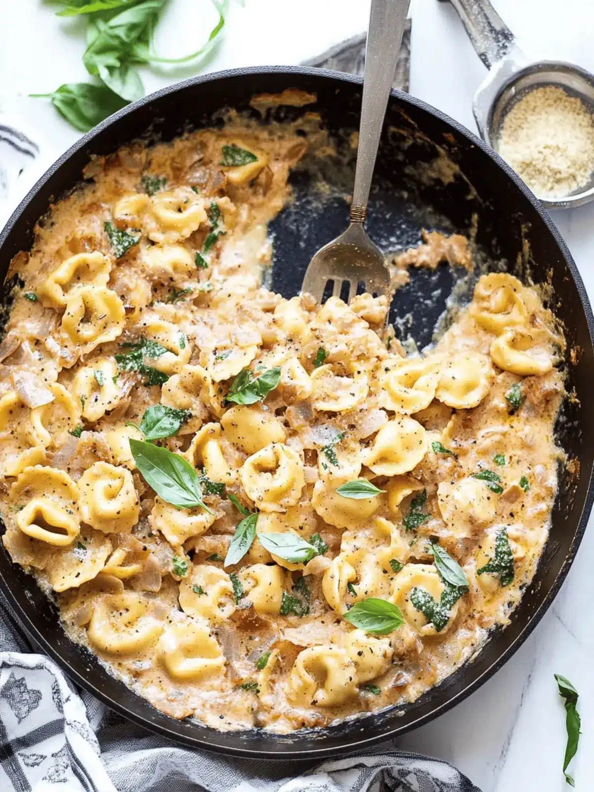 Baked Tortellini Skillet