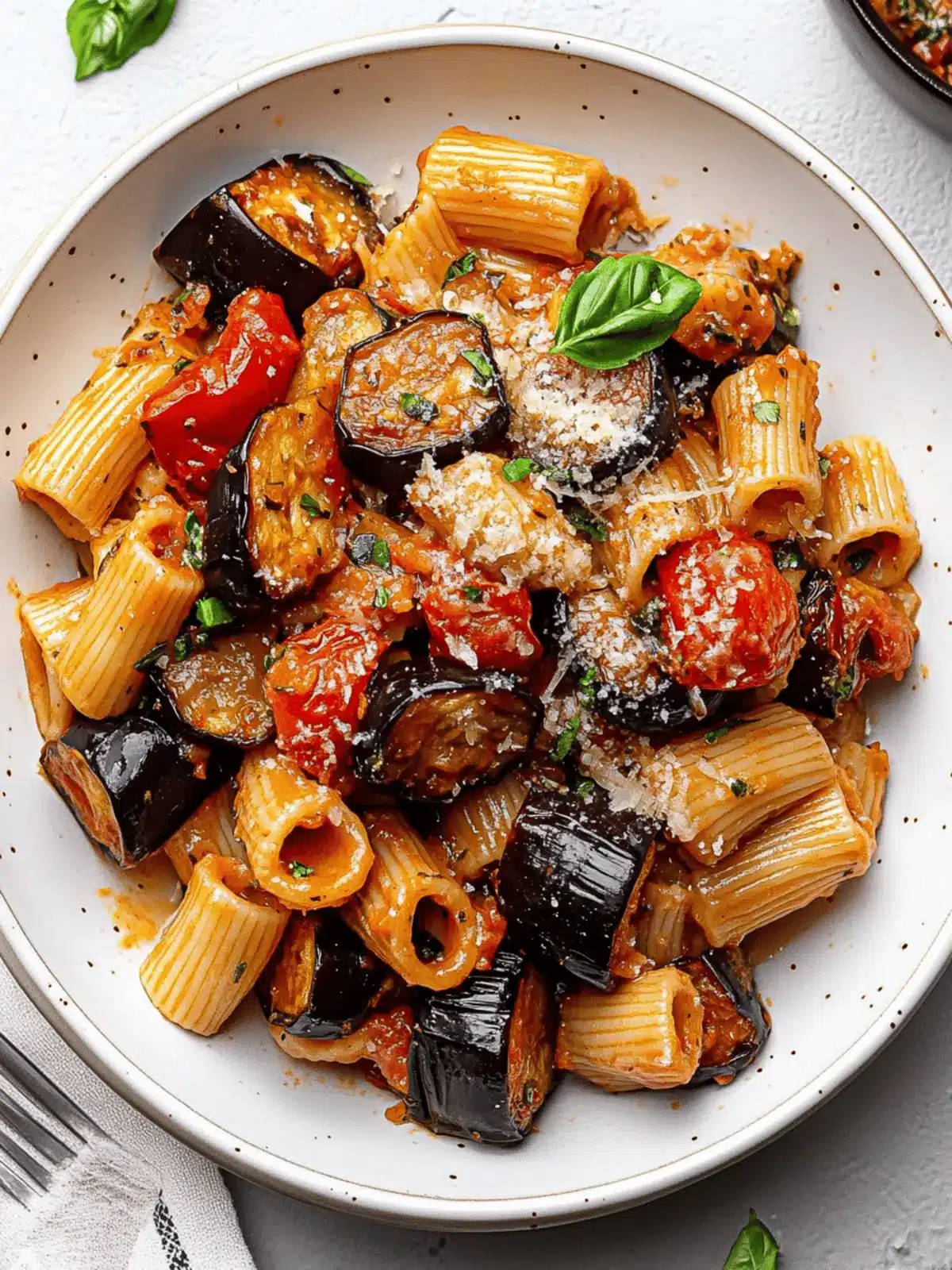 Roasted Eggplant Pasta