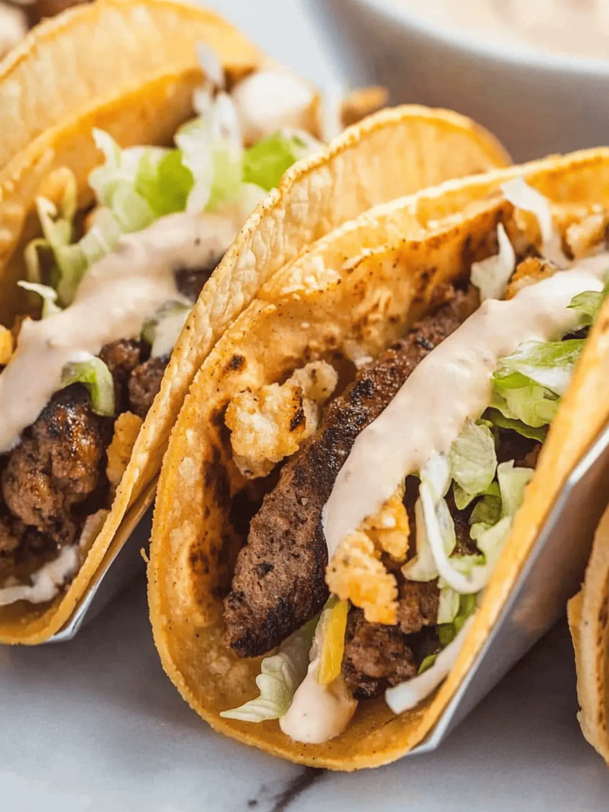 Smash Burger Tacos