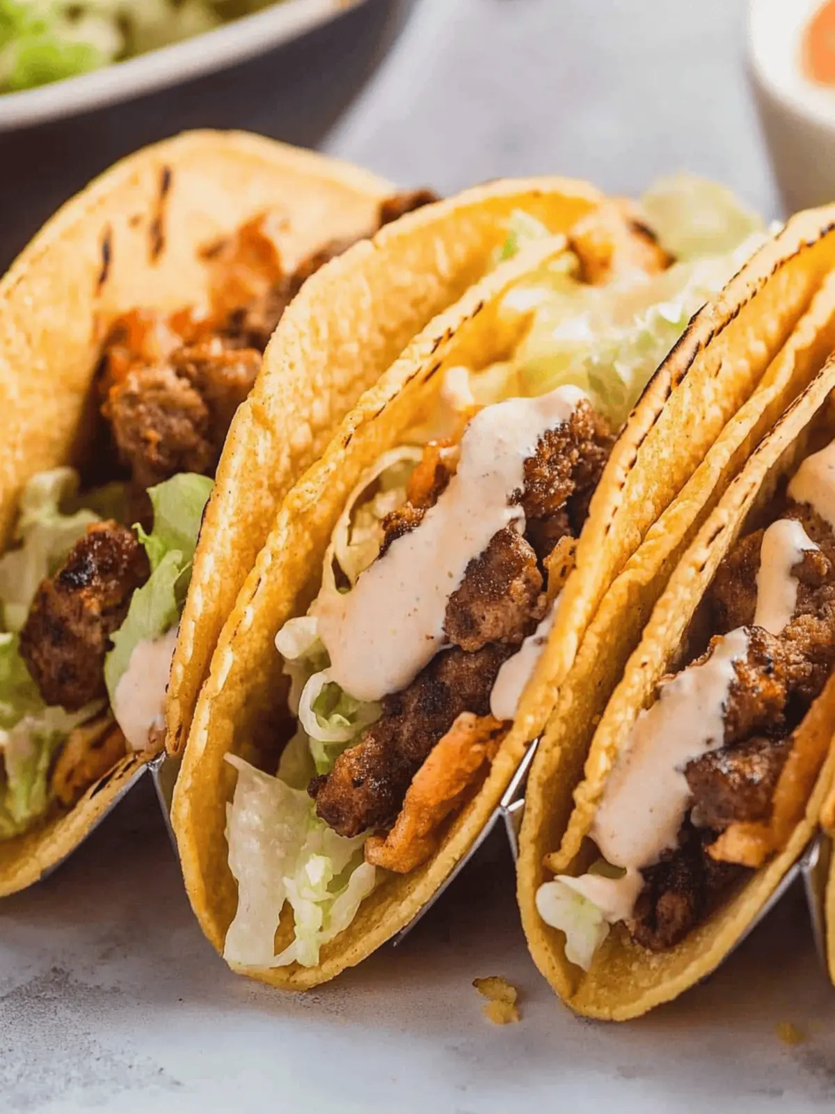 Smash Burger Tacos