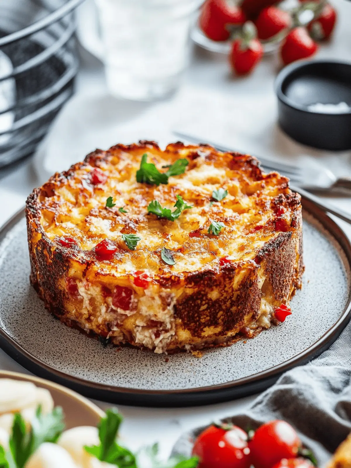Savoury Baked French Toast