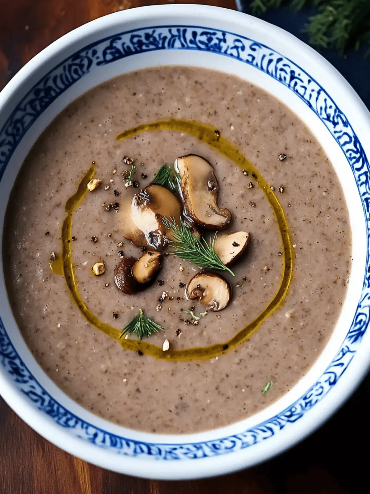 5-Ingredient Creamy Mushroom Soup