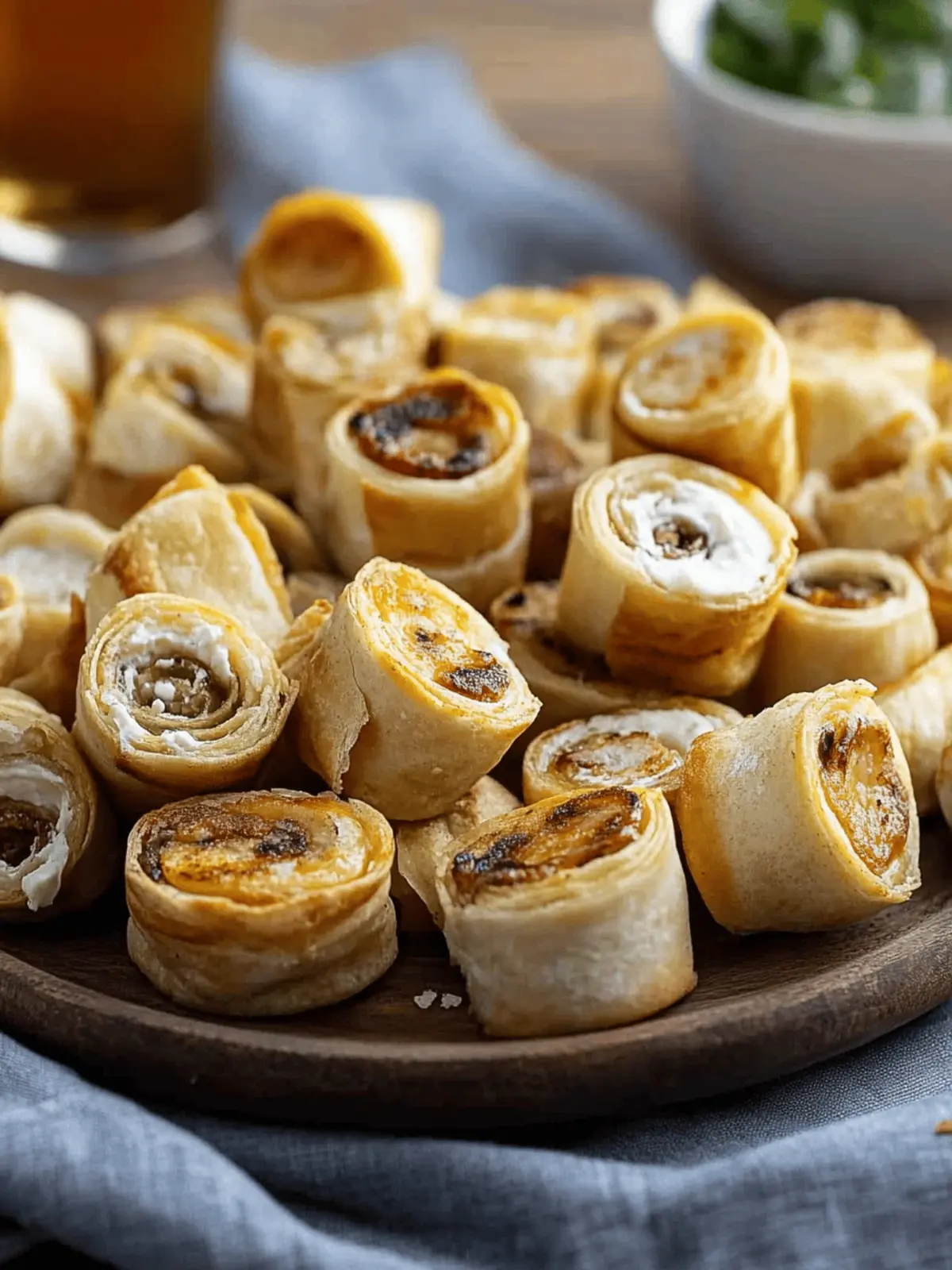 Cream Cheese Tortilla Bites