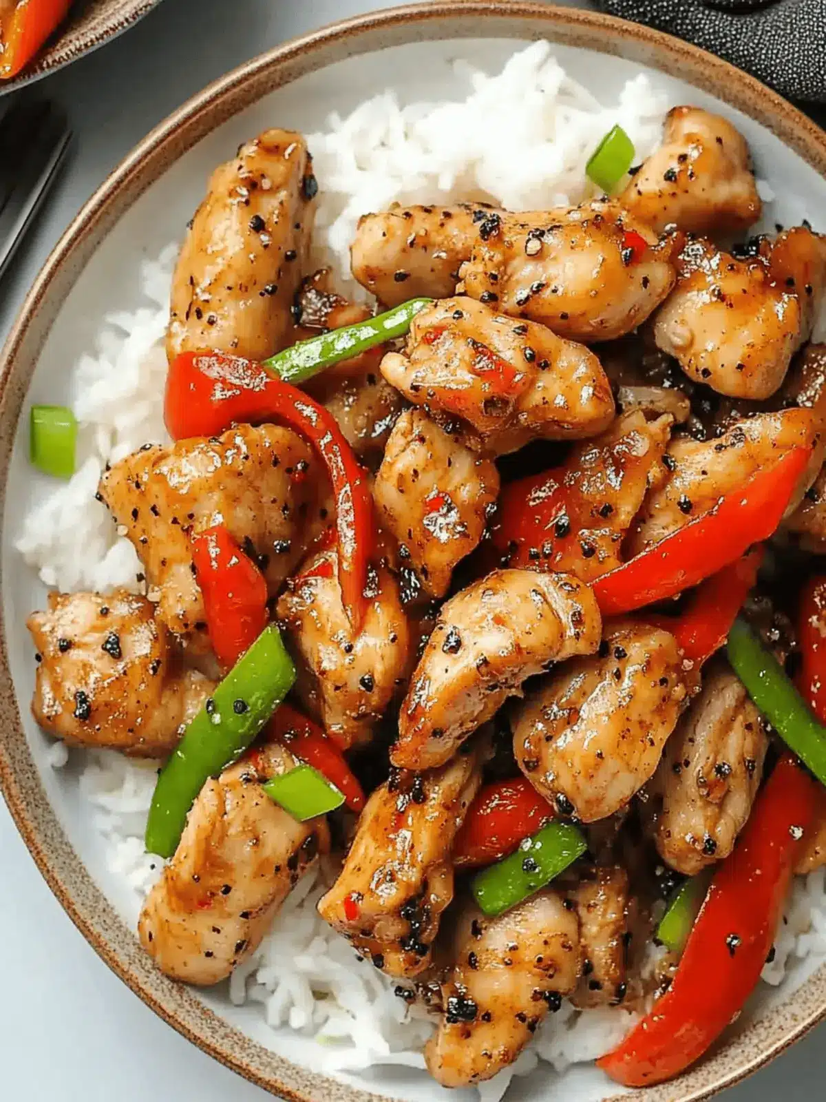 Black Pepper Chicken