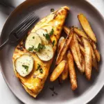 Omelette des Oignons et des Frites