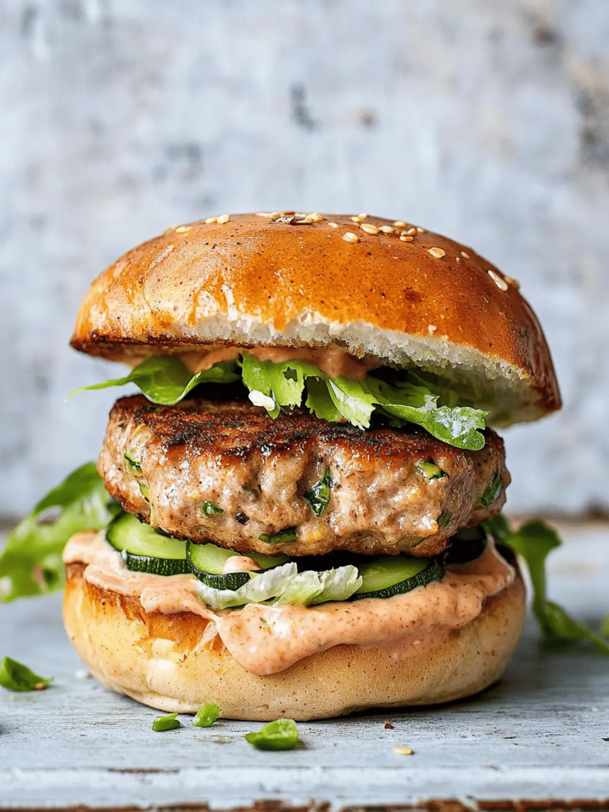 Turkey Zucchini Burgers