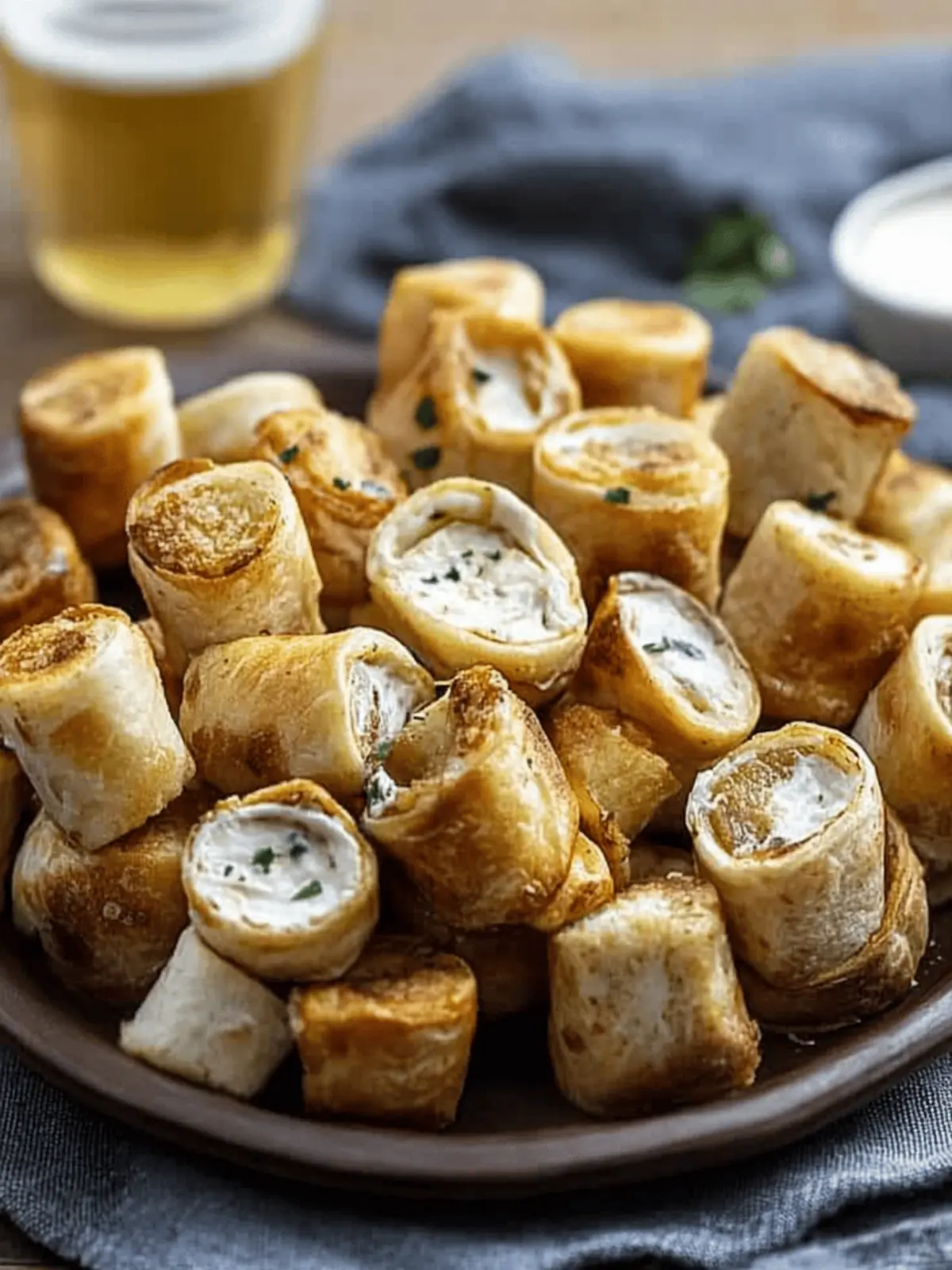 Cream Cheese Tortilla Bites