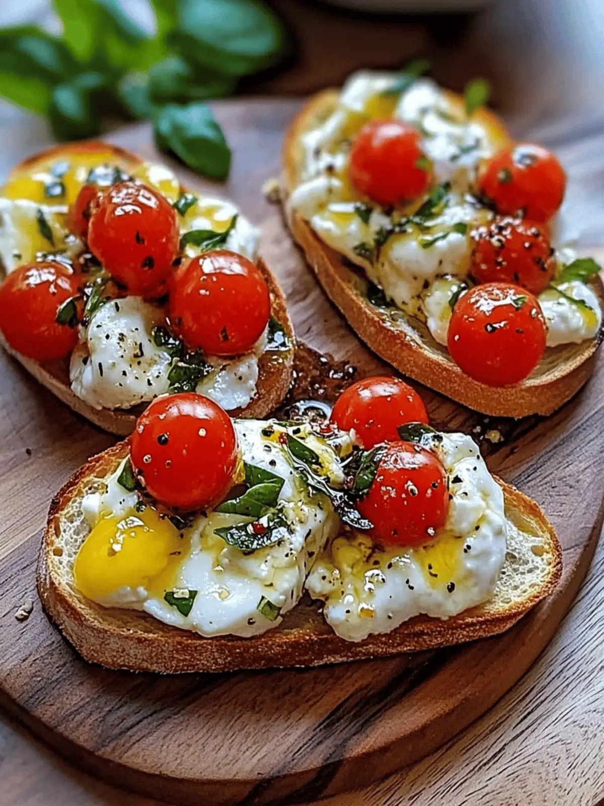 Burrata Bruschetta