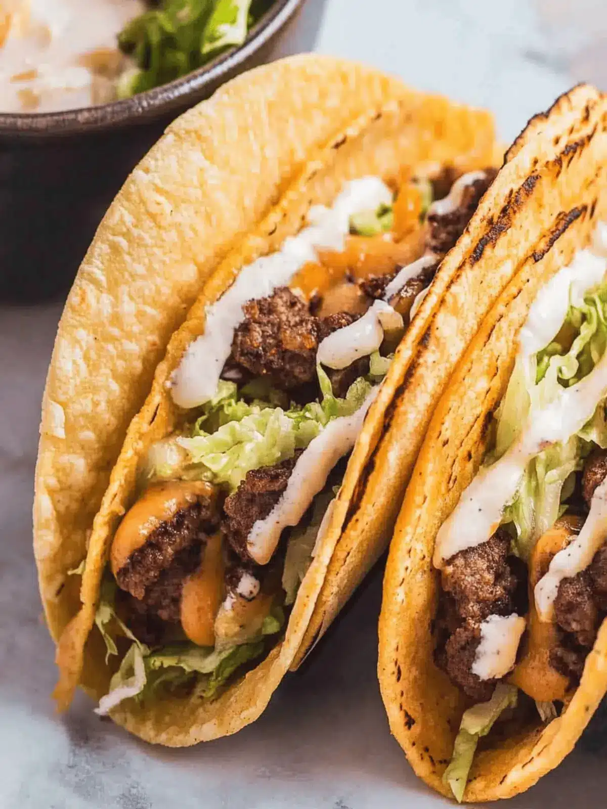 Smash Burger Tacos