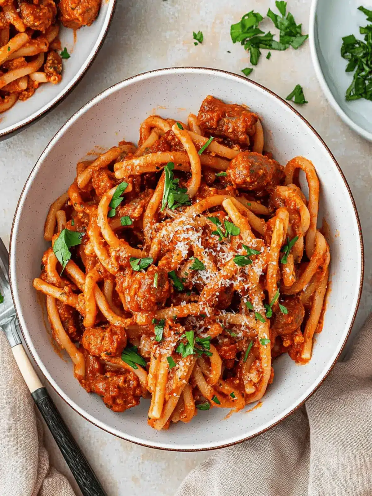 One Pot Spicy Sausage Pasta