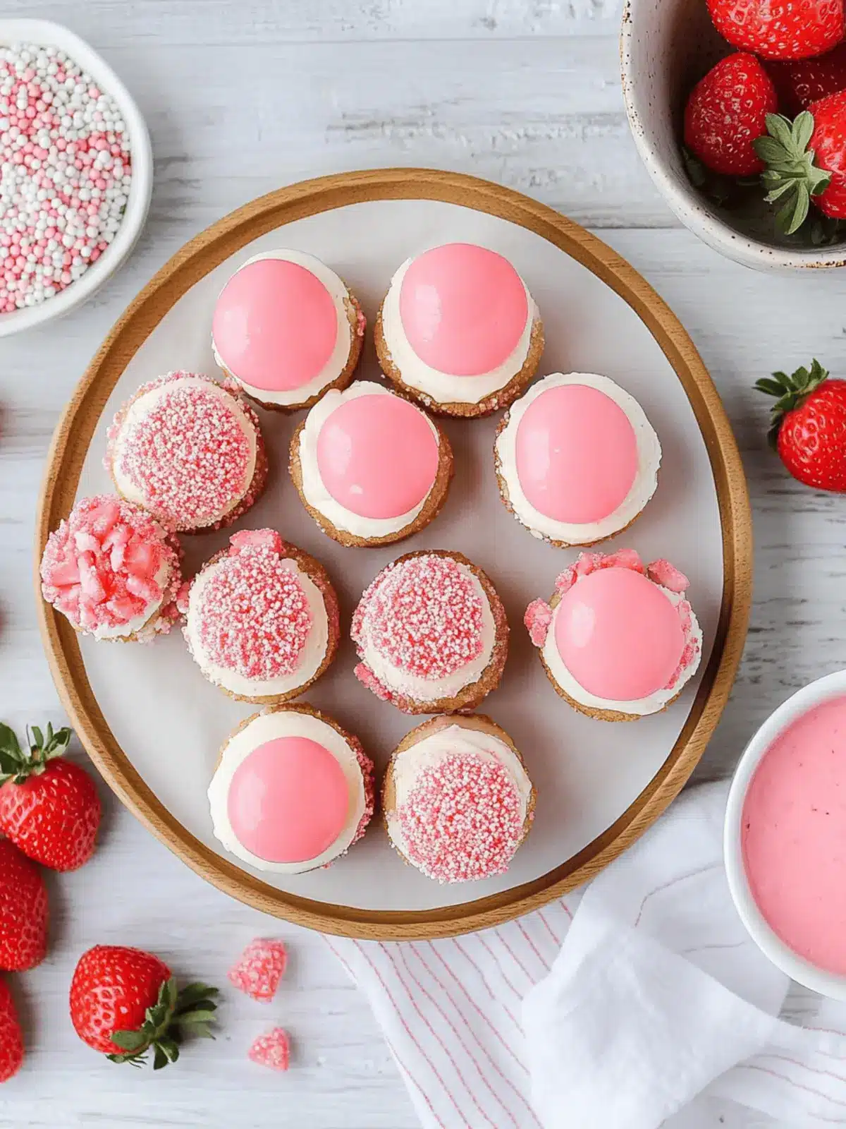 Strawberry Cheesecake Bites