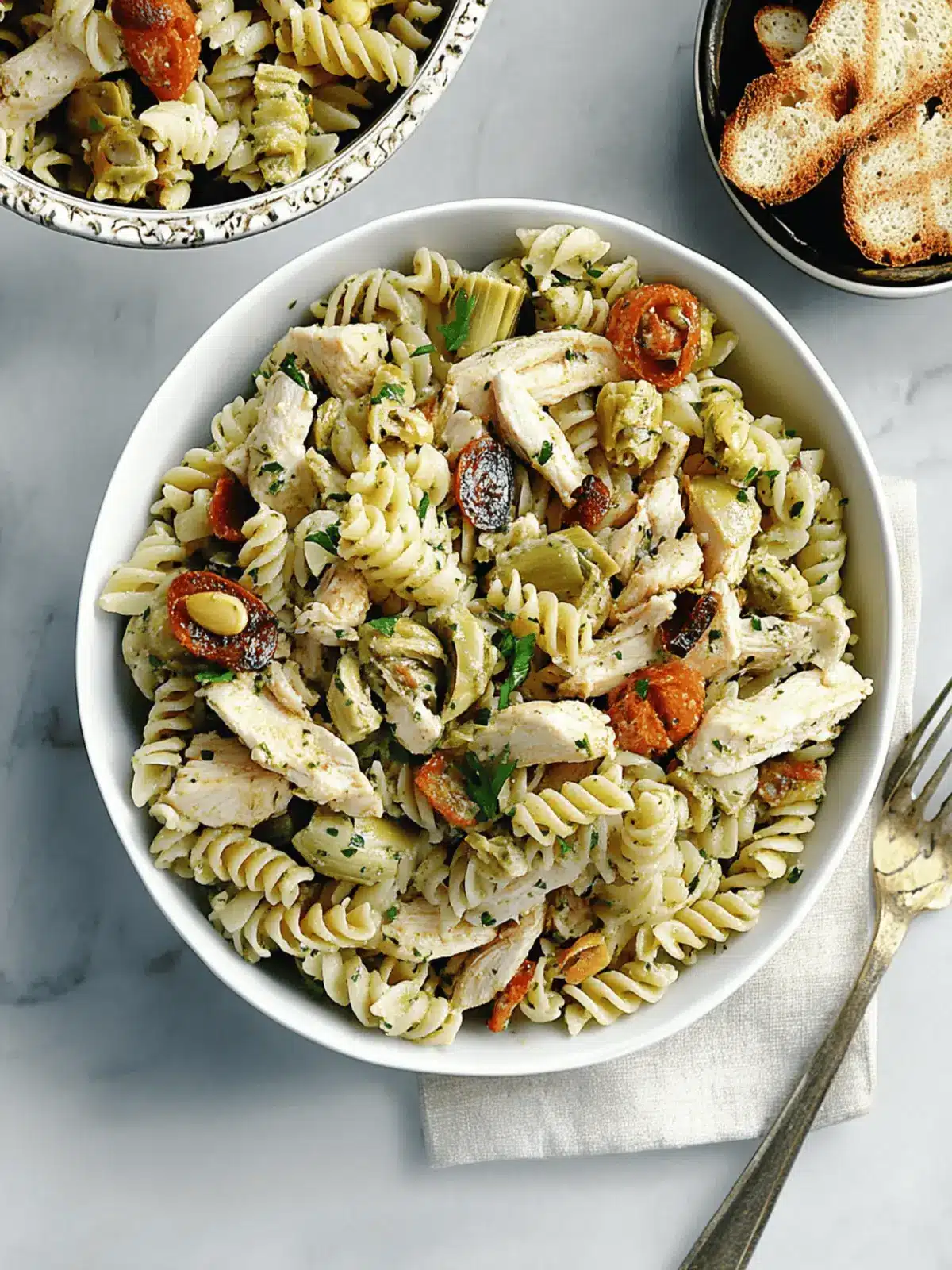 Chicken and Artichoke Pasta Salad