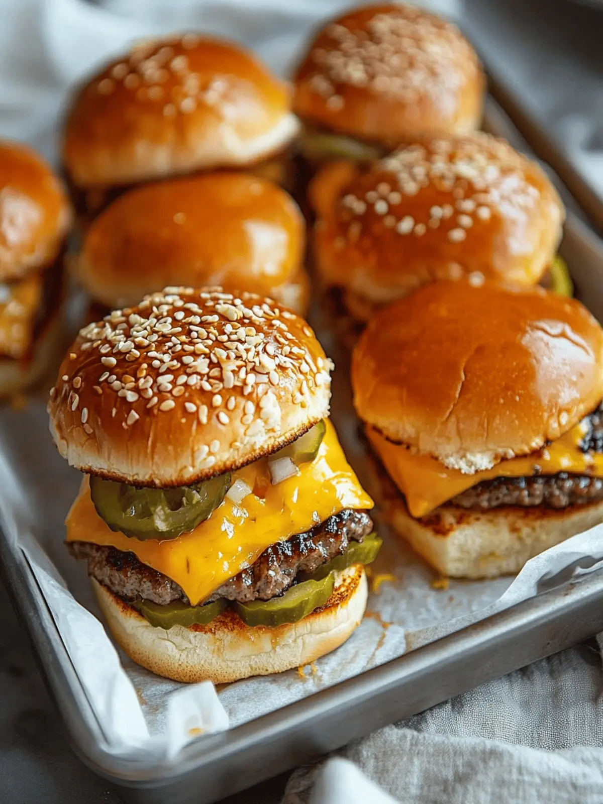 Cheeseburger Sliders