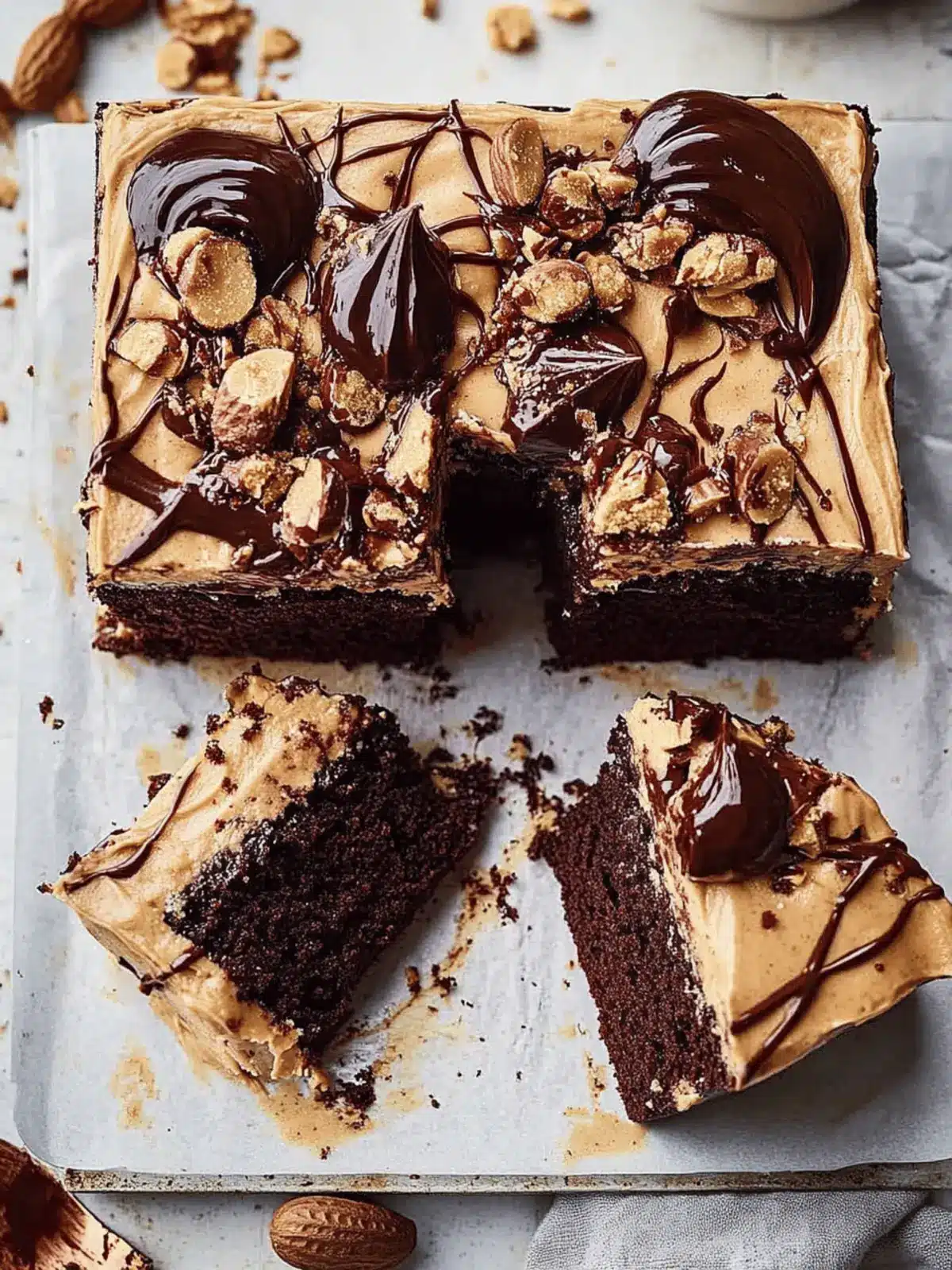 Chocolate Peanut Butter Cake