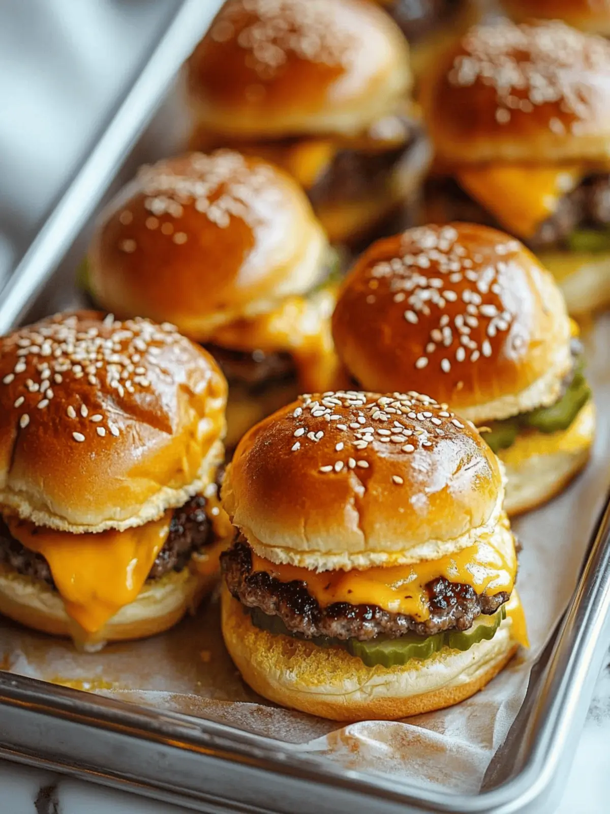Cheeseburger Sliders