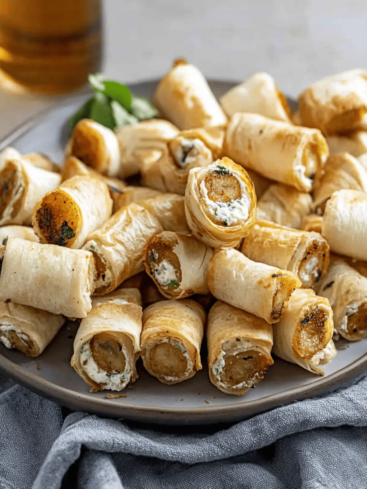 Cream Cheese Tortilla Bites