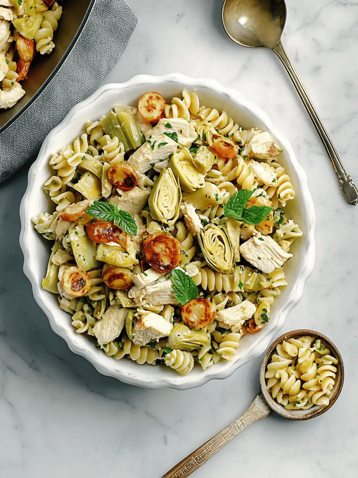 Chicken and Artichoke Pasta Salad