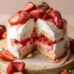 Strawberry Shortcake Ice Cream Cake