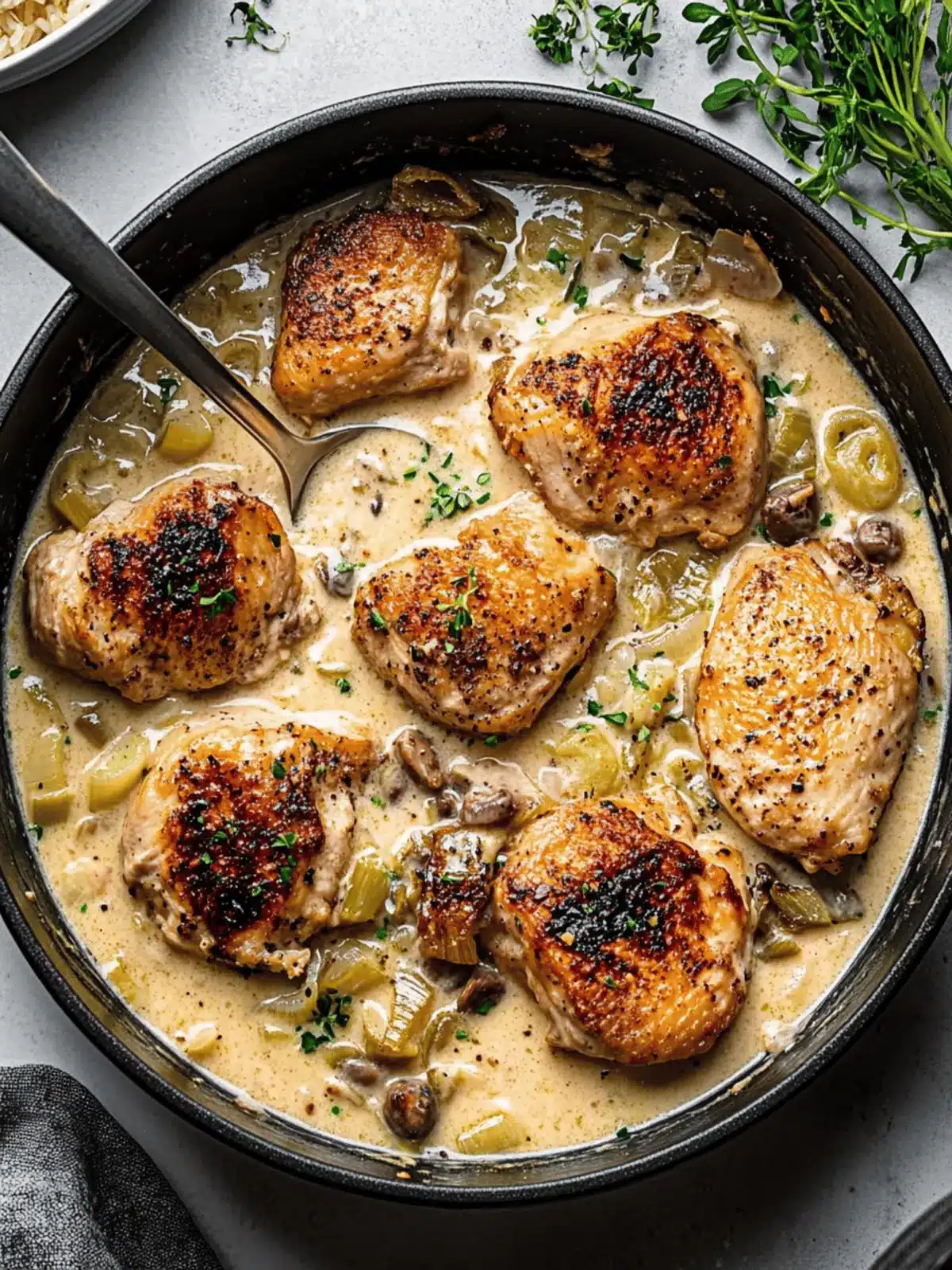 Creamy Chicken and Leeks